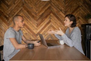 expectations- young diverse colleagues working remotely together